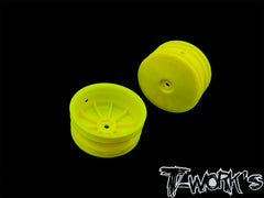 TE-226-E    2.2" 12mm Hex 4WD Front Wheel White/Yellow ( For TLR 22-4 )