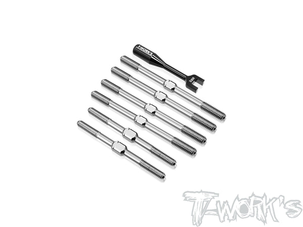 TB-333 64 Titanium Turnbuckle Set( For Tekno EB48 2.2 ) – T-Work's