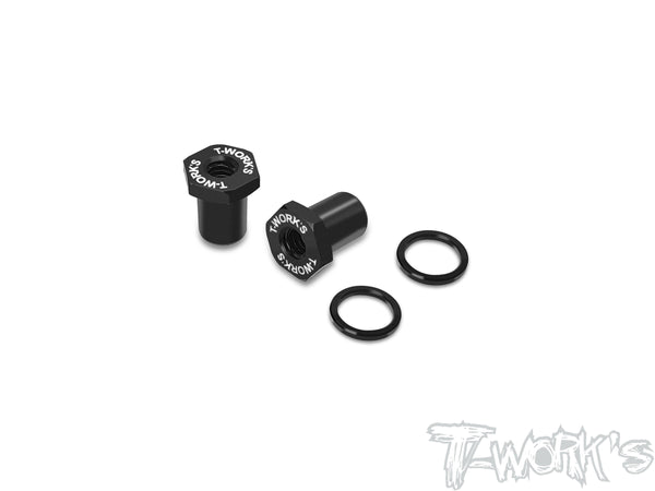 N*T様 UPZ RC10 266/287mm TE-266-E Alum. Bellcrank Bushing （ For Team Associated RC10 4WD