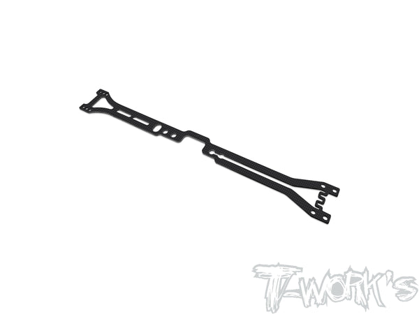 XRAY T4 2019用　ロワデッキ　アッパーデッキセット TE-X4-R Fiber 1.6 / 2.0mm One Piece Upper Deck Ver.1 / Ver.2