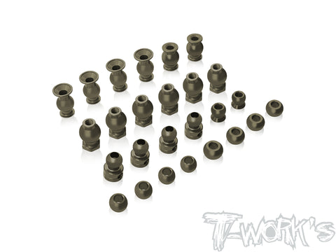 TO-354-B	7075-T6 Hard Coated Alum. Ball Set ( For Kyosho MP11 ) 26pcs.