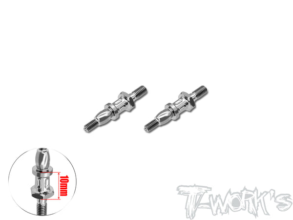 TP-207-A 64 Titanium Fron t/ Rear Shock Standoffs 8/10/13mm ( For