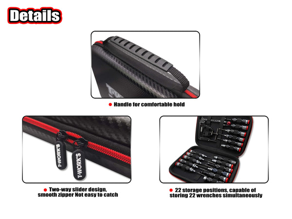TT-075-A-L Compact Hard Case Tool Pouch ( L ) – T-Work's Products