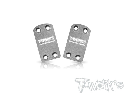 TO-220-B7   Stainless Steel Rear Chassis Skid Protector ( Team Associated RC10 B7 ) 2pcs.