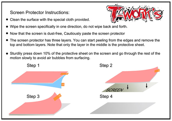TA-085-MT44 Sanwa & Airtronics MT44/MT-5 Screen Protector – T