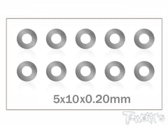 TA-124      5 x 10 Stainless Steel Shim Washer  ( 0.1, 0.2, 0.3mm )