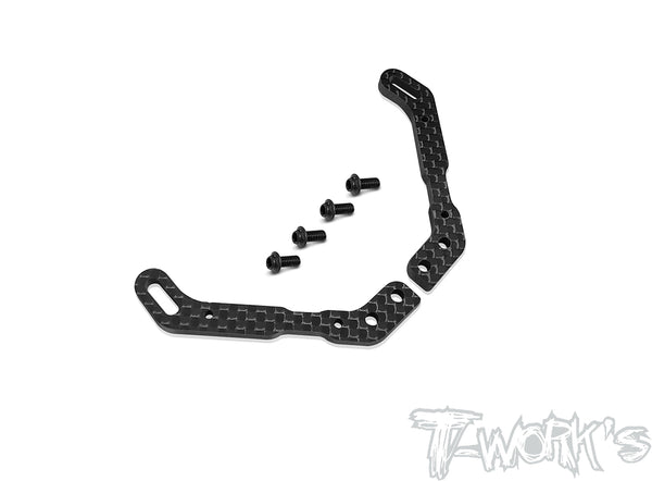 TE-X4-E Graphite Rear Body Post Plate ( For Xray X4 ) – T-Work's