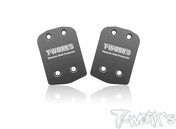 TO-220-8IGHTX 2.0 Stainless Steel Rear Chassis Skid Protector (TLR