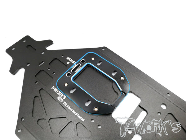 TO-254 7075-T6 Alum. One Piece Engine Mount Plate ( For Kyosho MP9