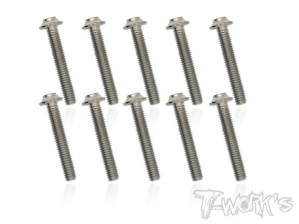 TSS-U 64 Titanium M3 Hex. Socket UFO Head Screw – T-Work's