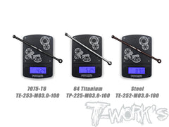 TP-225-MO3.0   64 Titanium CVA Drive Shaft set ( For Yokomo MO3.0 ）
