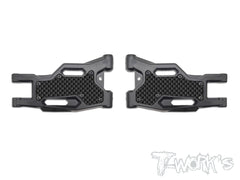 TO-246-D8EVO-F    Graphite Front A-arm Stiffeners 1mm/1.5mm/2.0mm ( For HB Racing D8 EVO )