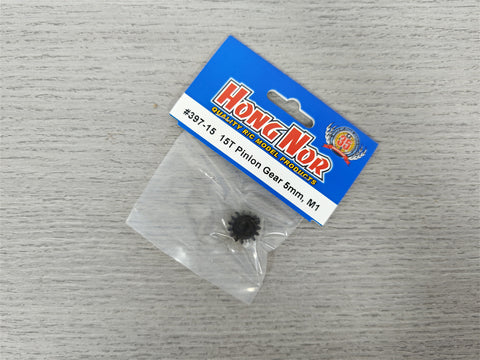 #397-15  15T Pinion Gear 5mm, M1