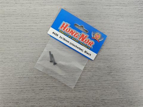 #459  3x18mm (clockwise), Black