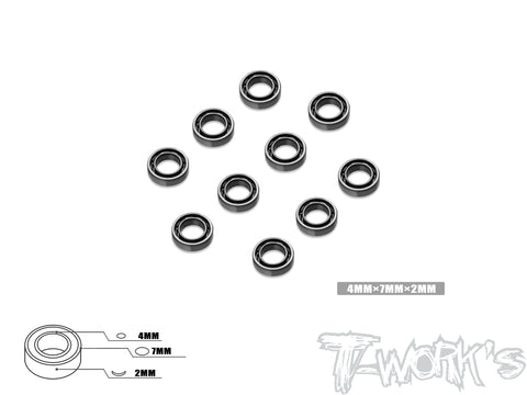 BB-472-10  Precision Ball Bearing 4x7x2mm(10pcs.)