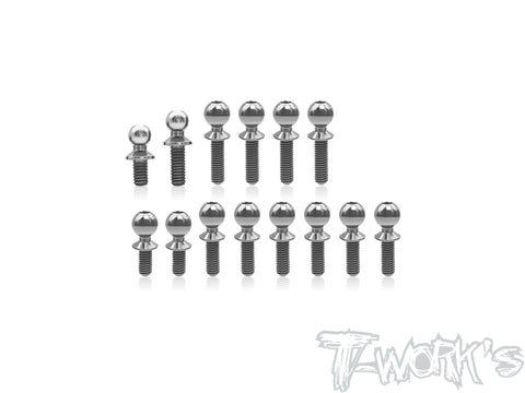 TP-197	64 Titanium Ball End set ( For Team Associated RC10 B7/B7D )14pcs.