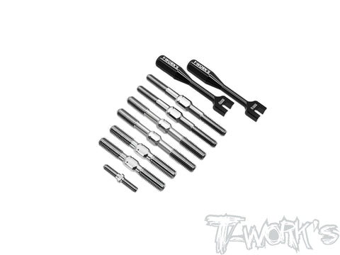 TB-GTXE'27	64 Titanium Turnbuckle Set ( For Xray GTXE 2027)