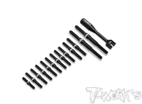 ABB-A11   Alum.7075-T6 Black Coating Turnbuckle Sett ( For ARC A11 )