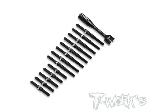 ABB-X26    Alum.7075-T6 Black Coating Turnbuckle Set  ( For Serpent X26)