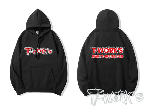 AP-007-B      T-Work's Team Hooded Sweater Black Color 2023