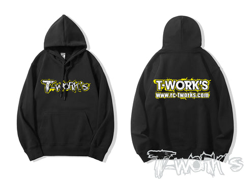 AP-007-C      T-Work's Team Hooded Sweater Black Color 2023