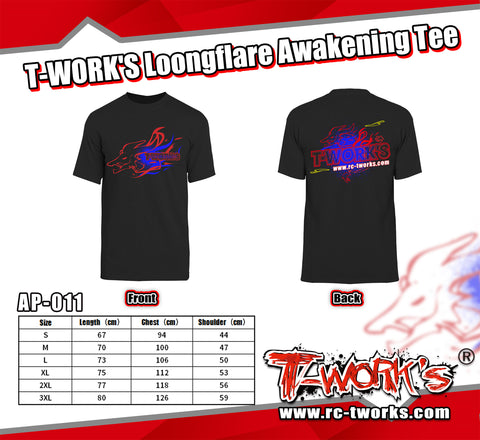 AP-011-  T-Work's Dragon Flame Awakening T-Shirt