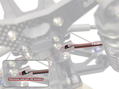C-B7-71   Steel Rear CVD Set 71mm ( For Team Associated RC10 B7/B84 ) 2pcs.