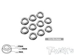 BB    Precision Ball Flange Bearing (10pcs.)-Multi size options