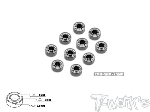 BB-2525-10    Precision Ball Bearing 2x5x2.5mm ( 10pcs. )