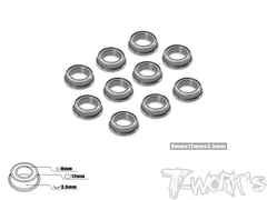 BB    Precision Ball Flange Bearing (10pcs.)-Multi size options
