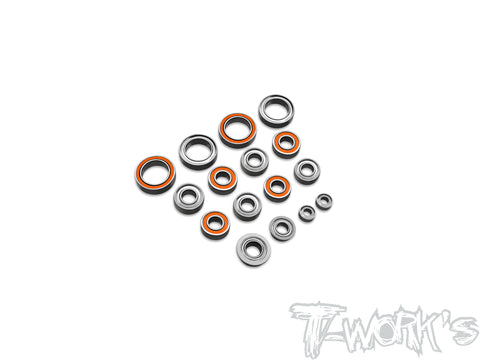 BBS-WORKS '91   Precision Ball Bearing Set  ( For Yokomo Super Dog Fighter Works'91 )  16pcs.