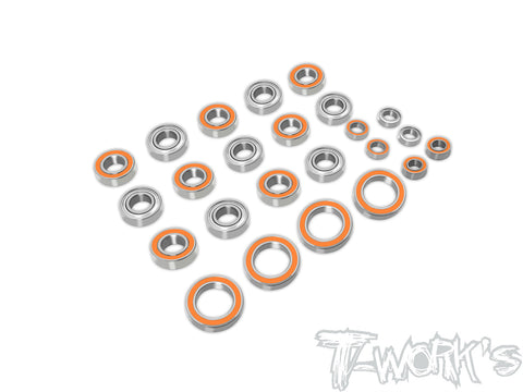 BBS-XB8E'20  Precision Ball Bearing Set ( For Xray XB8E 2020 / XB8E'24/XB8E'25 ) 22pcs.