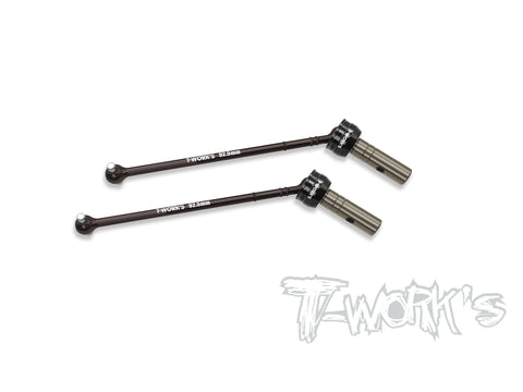 C-F8-AL   Steel F & R CVD Set 92.5mm With Alum.Axle Shaft ( For Sparko F8 & SWORKZ 35.4 ) 2pcs.