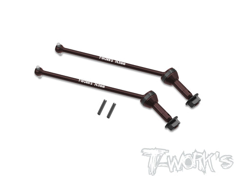 C-RC10-4WD-F-M4	Steel Front CVD Set M4 Thread ( For Team Associated RC10 4WD )2pcs.