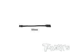 EA-043  Black Color Servo Extension with 22 AWG heavy wires 50/100/150/200/250/300mm  1pc