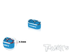 EA-046-A4.5   Alum. Wire Guide 2 Hole 4.5mm （4 Colors）