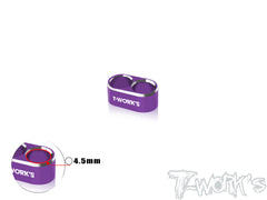 EA-046-A4.5   Alum. Wire Guide 2 Hole 4.5mm （4 Colors）