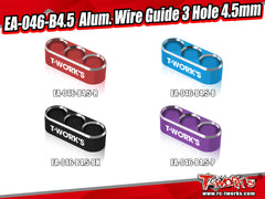 EA-046-B4.5    Alum. Wire Guide 3 Hole 4.5mm （4 Colors）