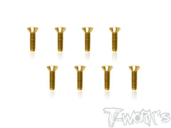 GSS-C    Gold Plated M2 Hex. Countersink Screws