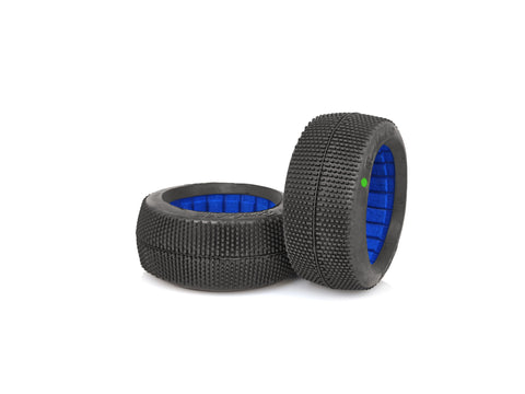 HR001-0121   HOT RACE 1/8 OFF ROAD RACING TIRES BANKOK V2 SOFT (ROBER)   2Pcs.