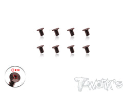 SS-12DC   120 Degree CNC Machined Steel Countersunk Screw Set (8pcs.)