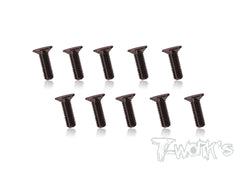 SS-10DC   110 Degree CNC Machined Steel Countersunk Screw 10 pcs.