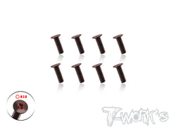SS-12DC   120 Degree CNC Machined Steel Countersunk Screw Set (8pcs.)