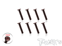 SS-12DC   120 Degree CNC Machined Steel Countersunk Screw Set (8pcs.)