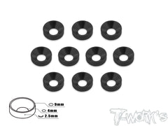 TA-002   Anodized Alum M4 Countersunk Washers (10 pcs)