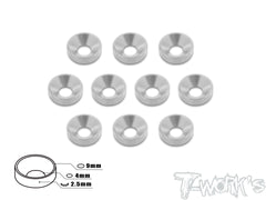 TA-002   Anodized Alum M4 Countersunk Washers (10 pcs)