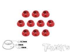 TA-003 Anodized Aluminum M3 Hex. Socket Cap Washer (10 pcs)