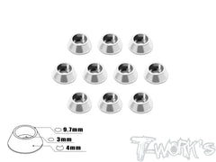 TA-003 Anodized Aluminum M3 Hex. Socket Cap Washer (10 pcs)