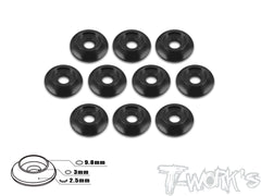 TA-004 Anodized Alum M3 Buttom Head Screw Washers (10 pcs)