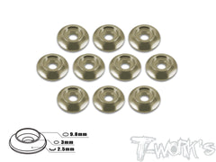 TA-004 Anodized Alum M3 Buttom Head Screw Washers (10 pcs)